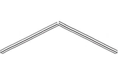 étape 1 pose cornières de rives